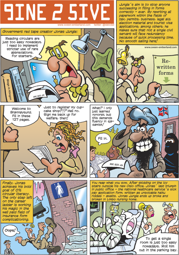 9ine25ive:  Bureaucrazy