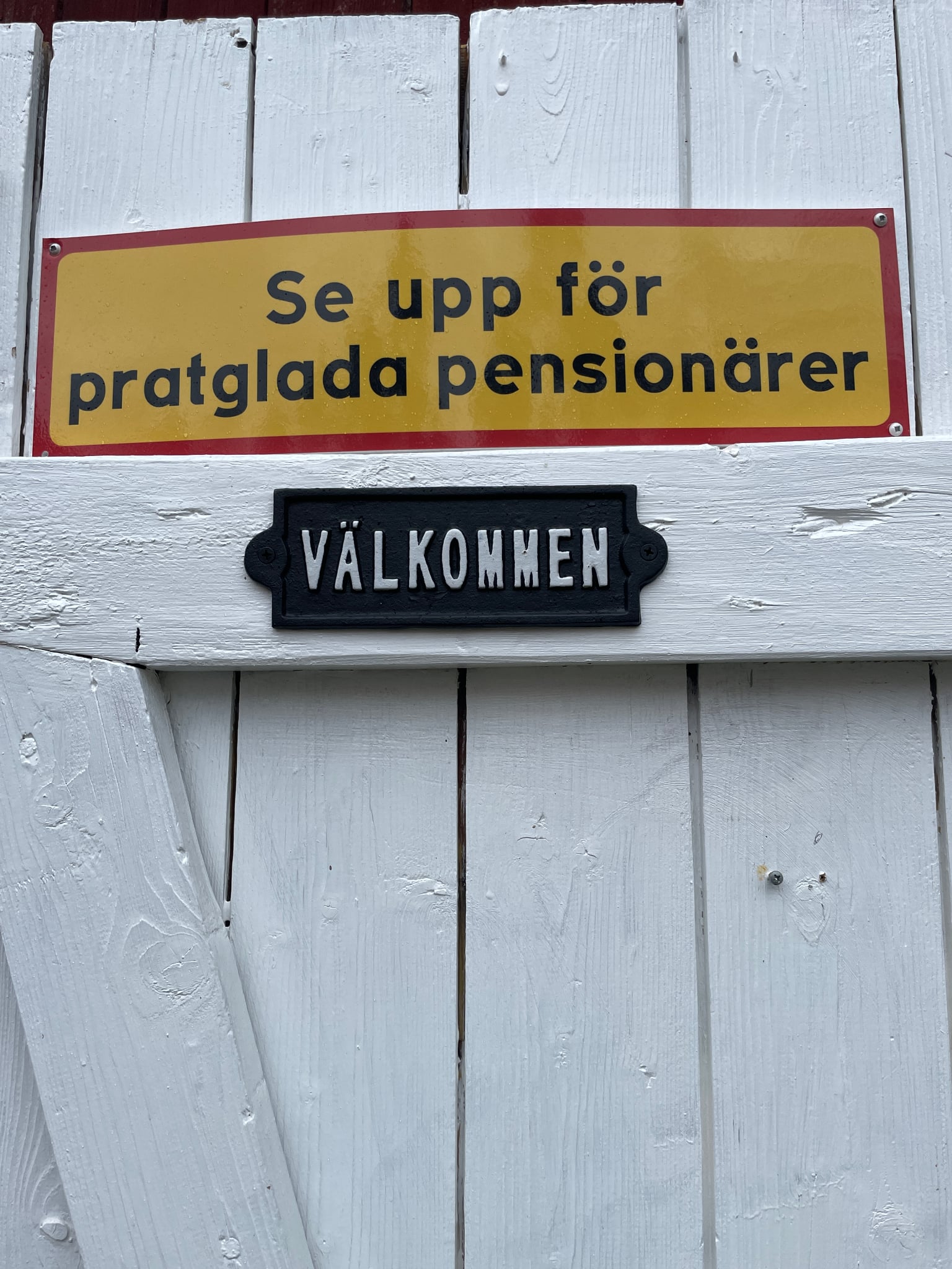 Åtvaring på svensk vis under Kvirr. Foto: Tellef Øgrim.