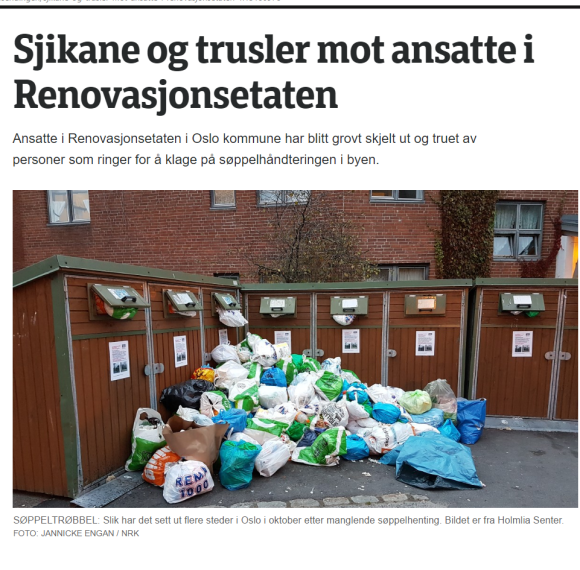 Hva er i veien med litt søppel i ny og ne, jeg forstår ikke pressens negativitet, spør Komiske Ali fra sitt midlertidige kontor i Rådhuset.